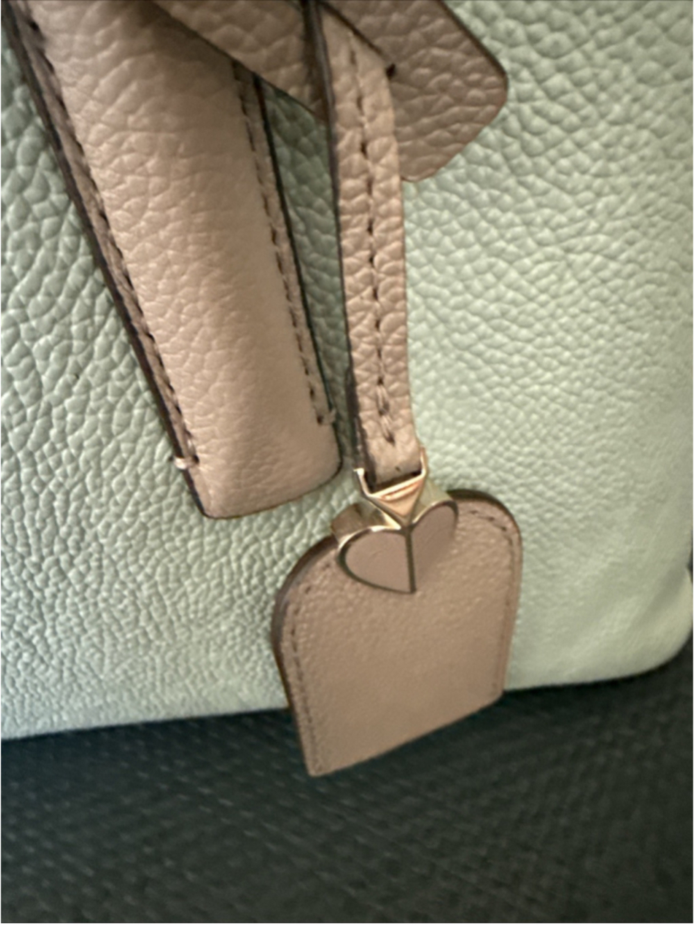 Kate Spade New York Margaux Mini Satchel Tote Cloud Mist Leather - Picture 2 of 11